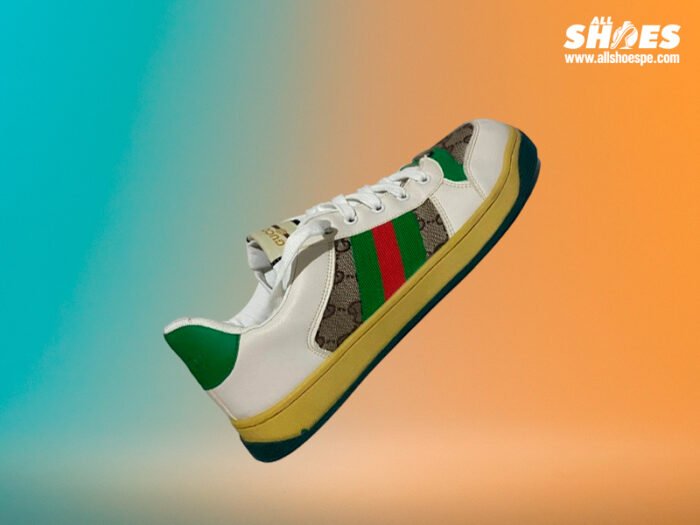 Gucci | Blanco, Verde y Rojo – Talla 43